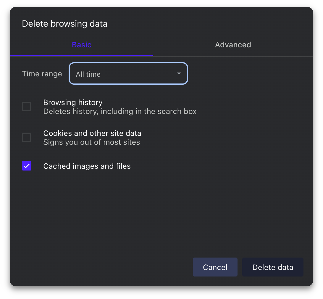 Opera-ClearBrowsingData