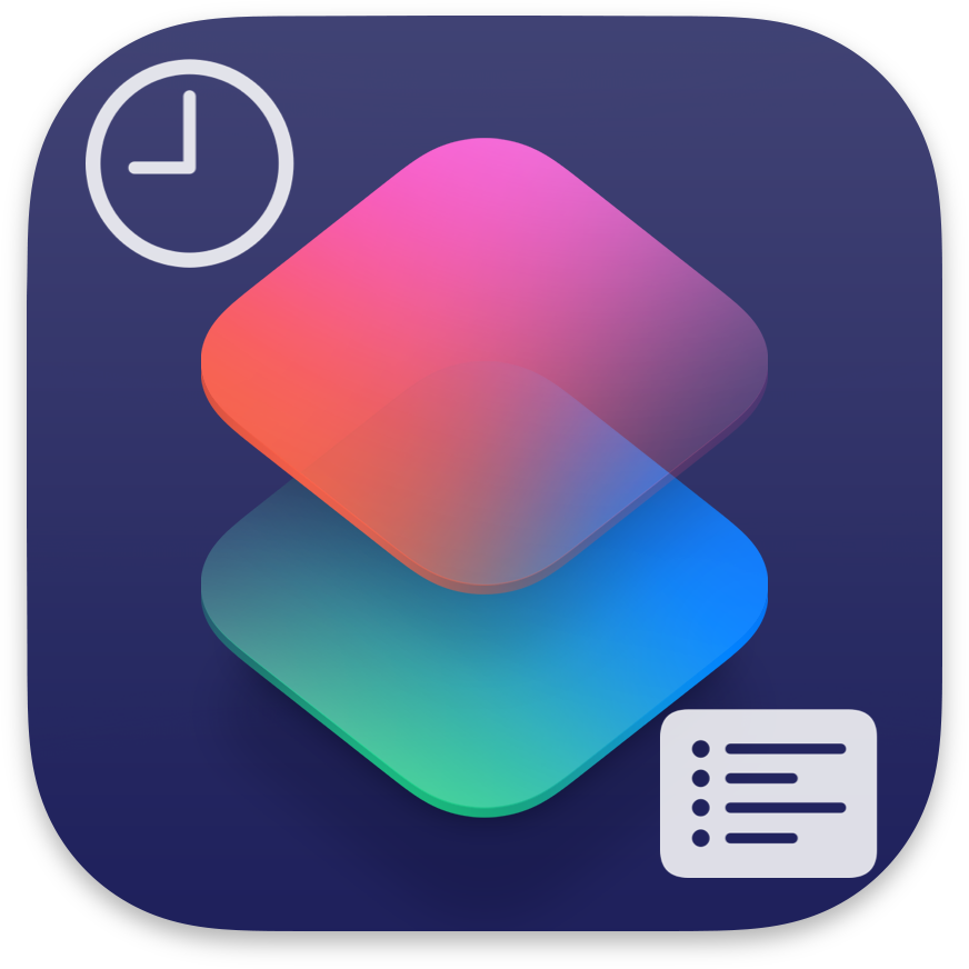 List of Clock Actions for iOS Shortcuts
