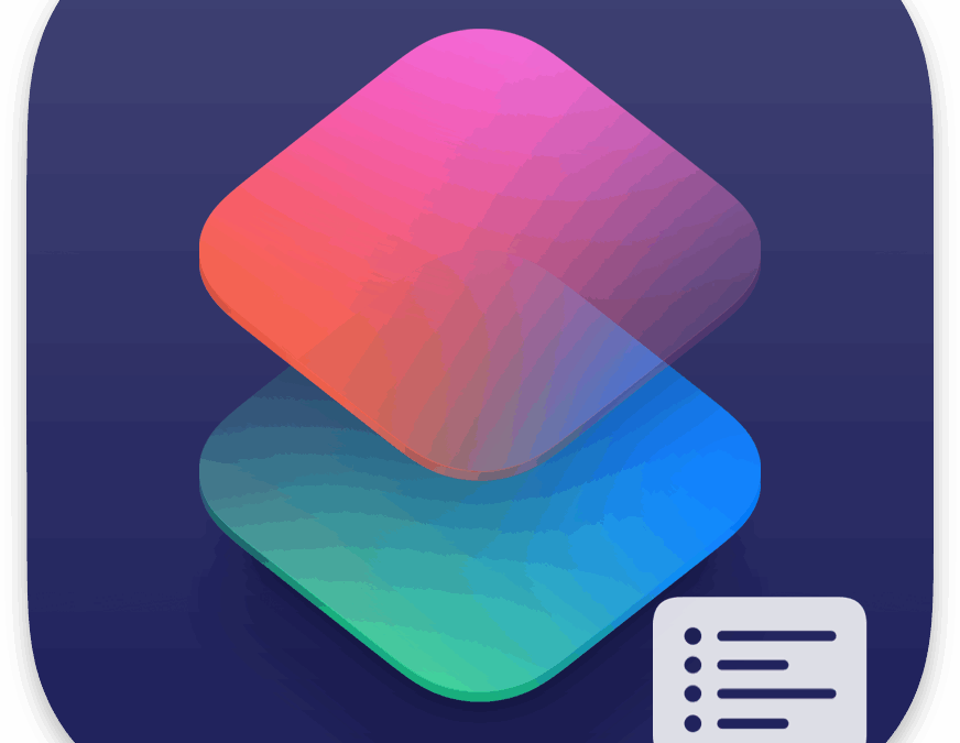 List of Default iPadOS Actions for Shortcuts